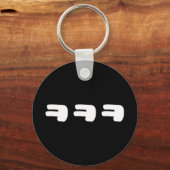 Porte-clés KEKEKEKE ㅋ ㅋ ㅋ coréen Slang (Recto)