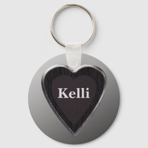 Porte-clés Kelli Heart Keychain par 369MyName