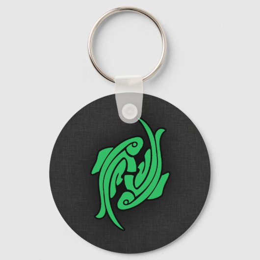 Porte-clés Kelly Green Pisces (Recto)