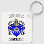 Porte-clés Kelly Nom de famille et blason (Dos)