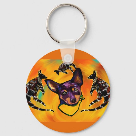 PORTE-CLÉS KELPIE AUSTRALIEN (Recto)