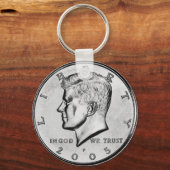 Porte-clés Kennedy Half Dollar (Recto)