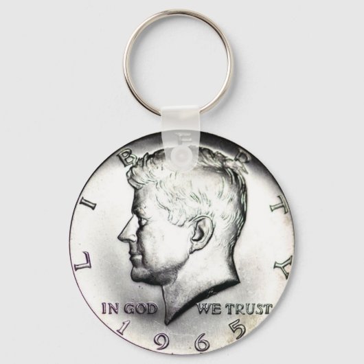 Porte-clés Kennedy Porte - clé à demi dollars. (Recto)