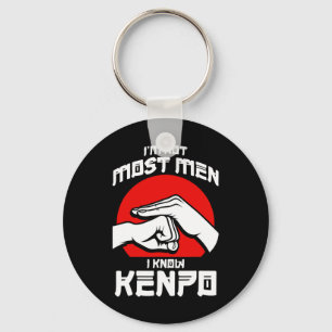 Porte-clés Kenpo Agressive Self Defense Karate Martial Arts