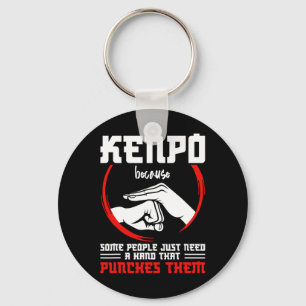 Porte-clés Kenpo Fighter Arme Kenpo Instructor Karate Marti
