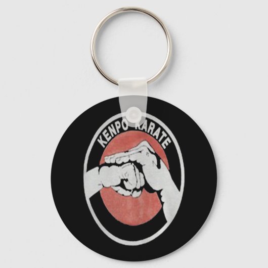 Porte-clés Kenpo Karate Martial Arts Custom Gift (Recto)