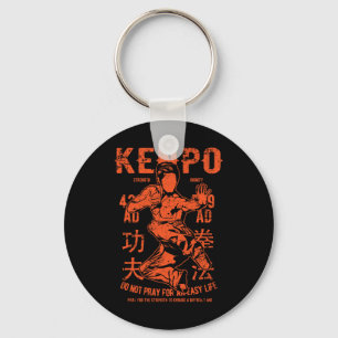 Porte-clés Kenpo Karate Martial Arts Vintage Retro Style Dist