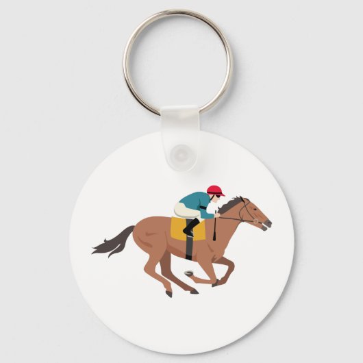 Porte-clés Kentucky Derby Horse Rider (Recto)
