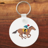 Porte-clés Kentucky Derby Horse Rider (Recto)