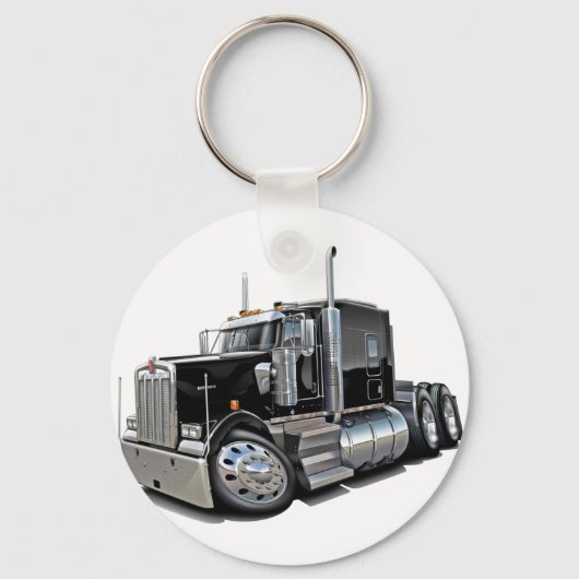 Porte-clés Kenworth w900 Black Truck (Recto)
