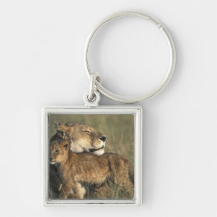 Porte-clés Kenya, réserve de gibier Masai Mara, lionne