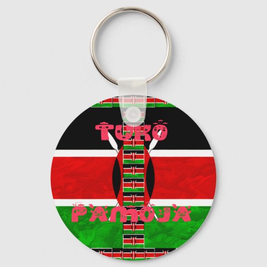 Porte-clés Kenya Tuko Pamoja (Recto)