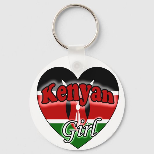 Porte-clés Kényan Girl (Recto)