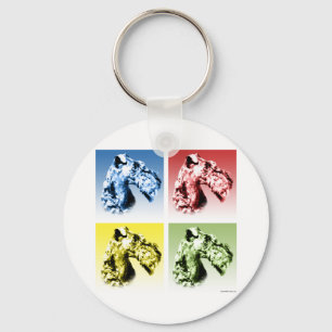 Porte-clés Kerry Blue Terrier Popart