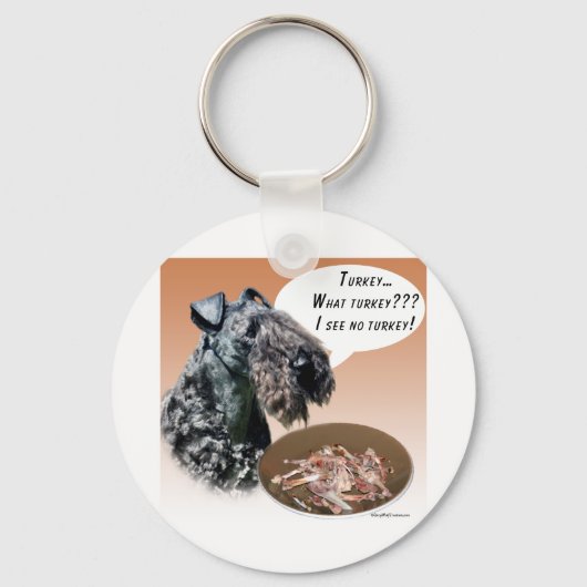 Porte-clés Kerry Blue Terrier Turquie (Recto)