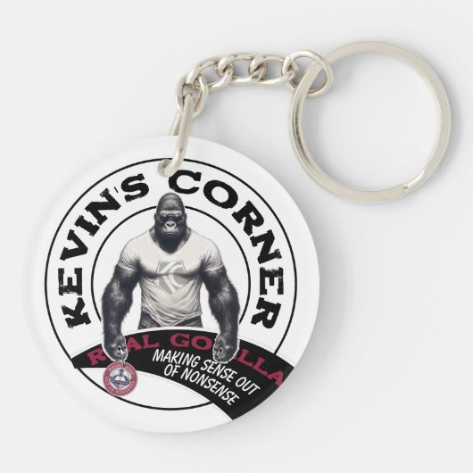 Porte-clés Kevin's Corner REAL GORILLAS (Dos)