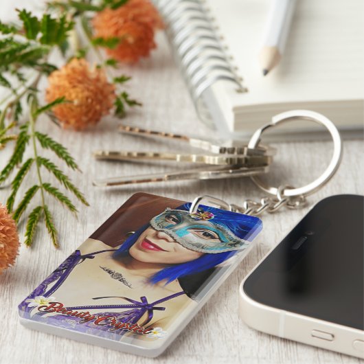PORTE-CLÉS KEY CHAIN BEAUTYCRYSTAL 2 (Devant droit)