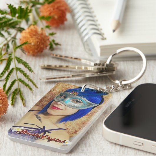 PORTE-CLÉS KEY CHAIN BEAUTYCRYSTAL 3 (Devant droit)