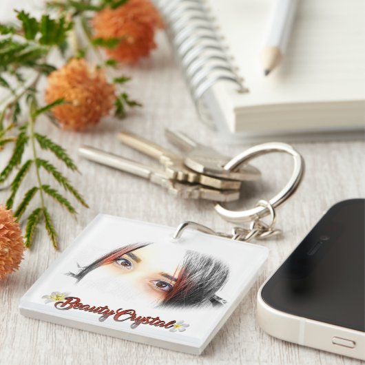 PORTE-CLÉS KEY CHAIN BEAUTYCRYSTAL 4 (Devant Droit)