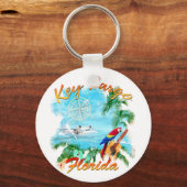 Porte-clés Key Largo Florida Trop Rock (Recto)