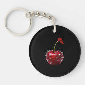 Porte-clés Key Ring - modern cherry design (Devant)