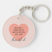 Porte-clés Key to Calm | School Support Thank You Gift (Dos)