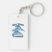 Porte-clés Key West Florida Vacances Dauphins Tribaux (Dos)