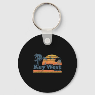 Porte-clés Key West Floride Plage Vintage Vacances de printem