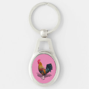 Porte-clés Key West - Rooster tzigane