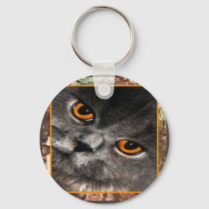 Porte-clés Keycahin des yeux de chat