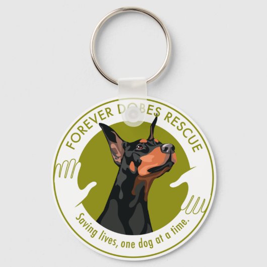 Porte-clés Keychain Forever Dobes Logo (Recto)