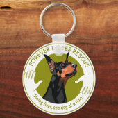 Porte-clés Keychain Forever Dobes Logo (Recto)