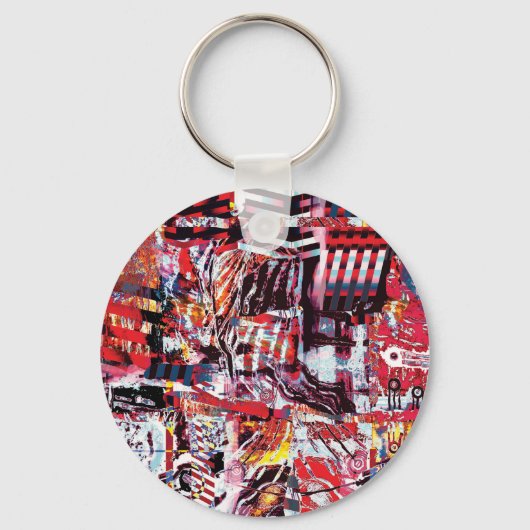 Porte-clés Keychain – Fragmented Pulse (Verso)