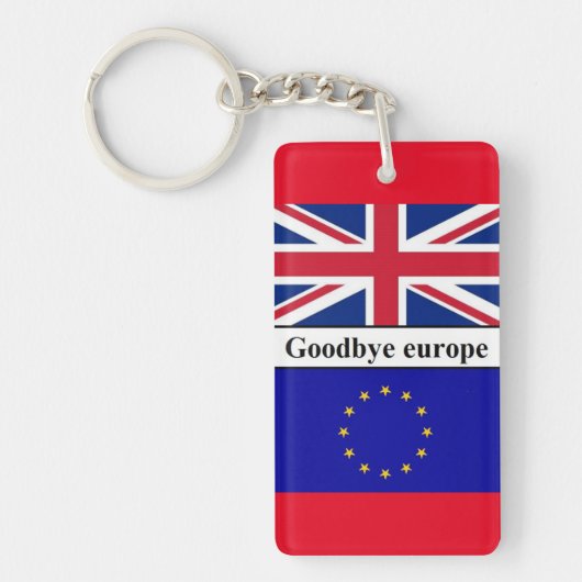 Porte-clés Keychain Goodbye Europe (Devant)