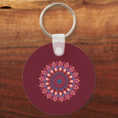 Porte-clés Keychain mandala art  (Recto)