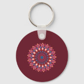 Porte-clés Keychain mandala art  (Verso)