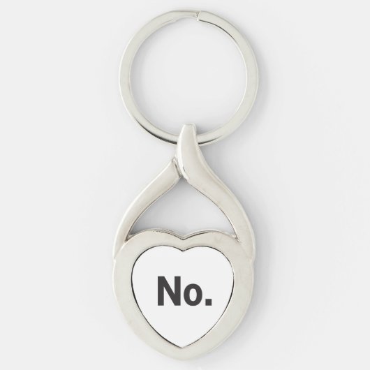 Porte-clés Keychain: No. (Devant)