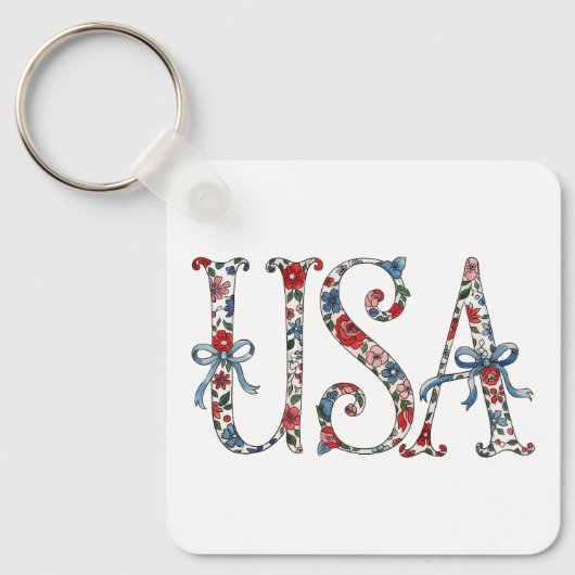Porte-clés   Keychain Patriotic US 250th Anniversary Keychain (Recto)