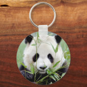 Porte-clés Keychain photo giant panda. Panda geant. (Recto)