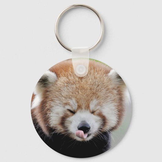 Porte-clés keychain Photo red panda , animals 0329. (Recto)