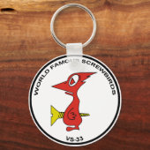 Porte-clés Keychain, VS-33 SCREWBIRDS (Recto)