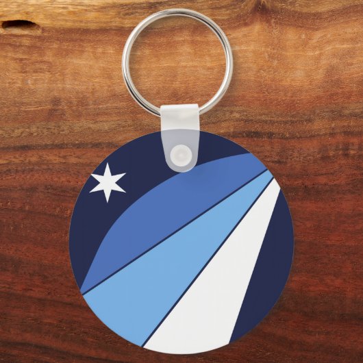 Porte-clés Keychain with Flag of Columbia, South Carolina (Recto)