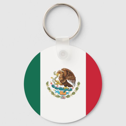 Porte-clés Keychain with Flag of Mexico (Recto)