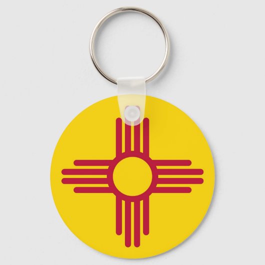 Porte-clés Keychain with Flag of New Mexico State (Recto)