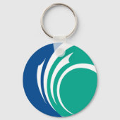 Porte-clés Keychain with Flag of Ottawa, Canada (Recto)