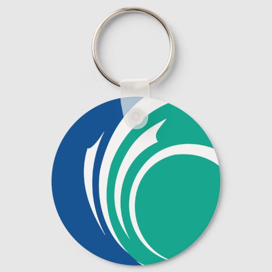 Porte-clés Keychain with Flag of Ottawa, Canada (Recto)