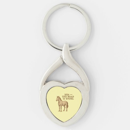 Porte-clés Keychain with horse (Devant)