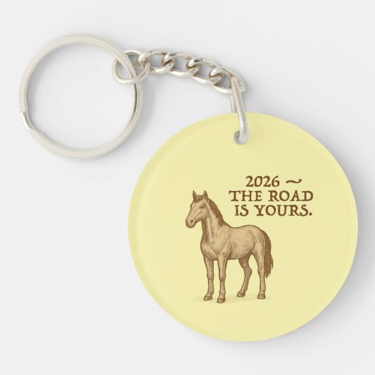 Porte-clés Keychain with horse (Devant)