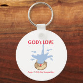 Porte-clés Keychain with scripture  (Recto)