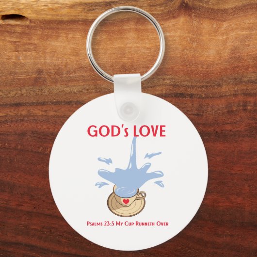 Porte-clés Keychain with scripture  (Recto)
